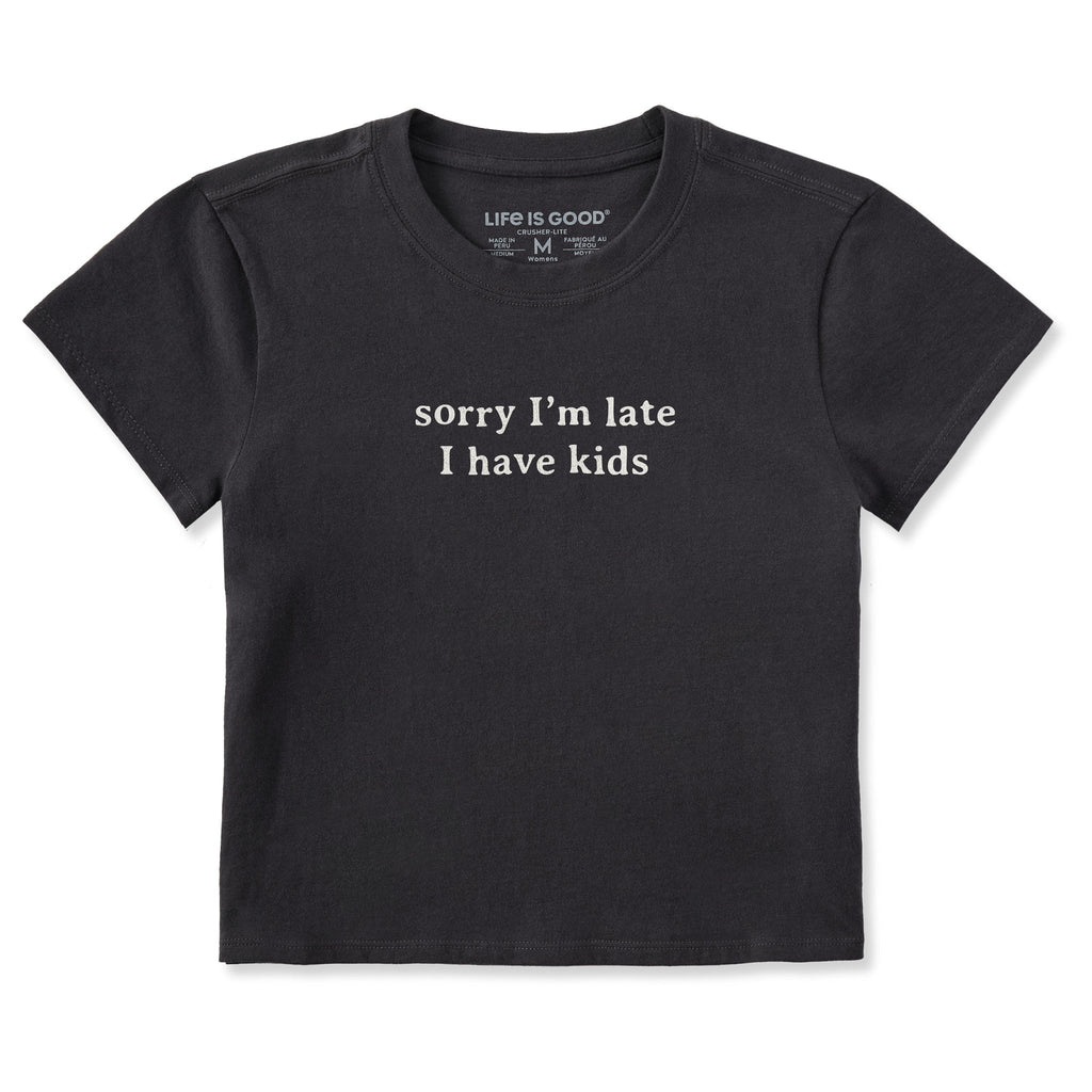 Women's Sorry I'm Late I Have Kids Crusher-LITE Shrunken Tee product image 1