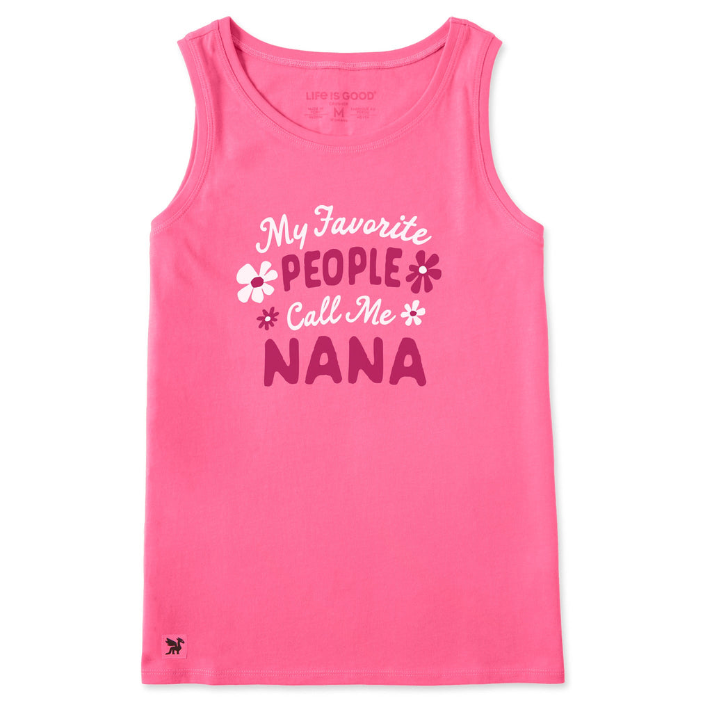 Women's My Favorite People Call Me Nana Crusher Tank product image 1