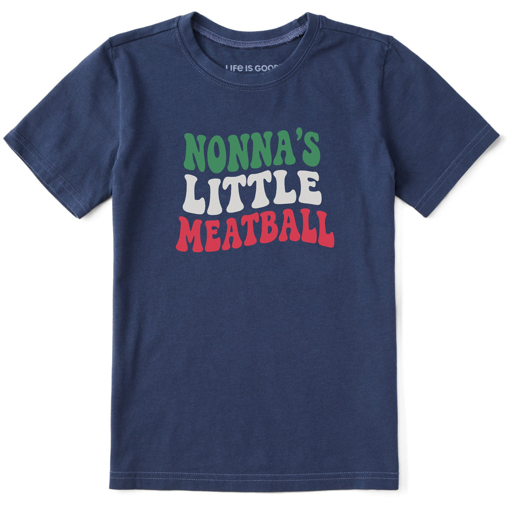 Kids Nonna's Little Meatball Short Sleeve Crusher Tee product image 1