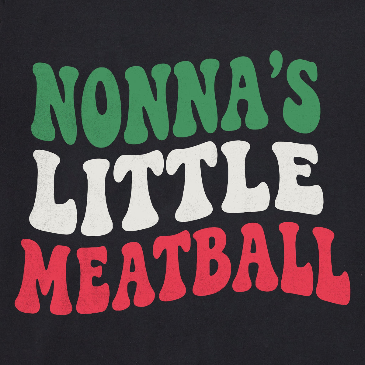Men's Nonna's Little Meatball Short Sleeve Crusher Tee product image 2