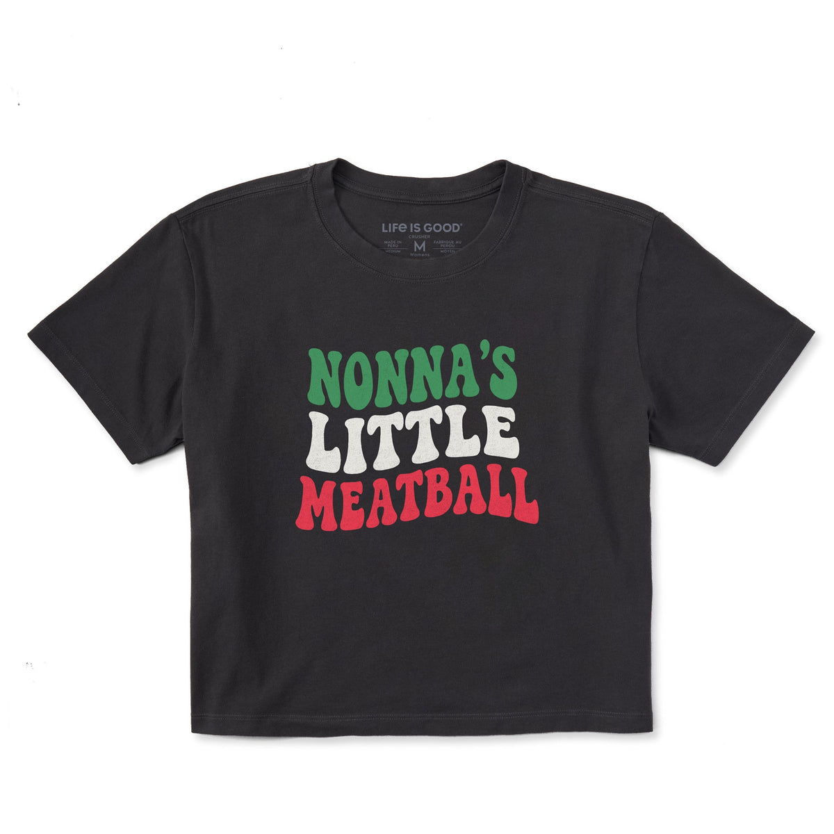 Women's Nonna's Little Meatball Short Sleeve Crusher Boxy product image 1