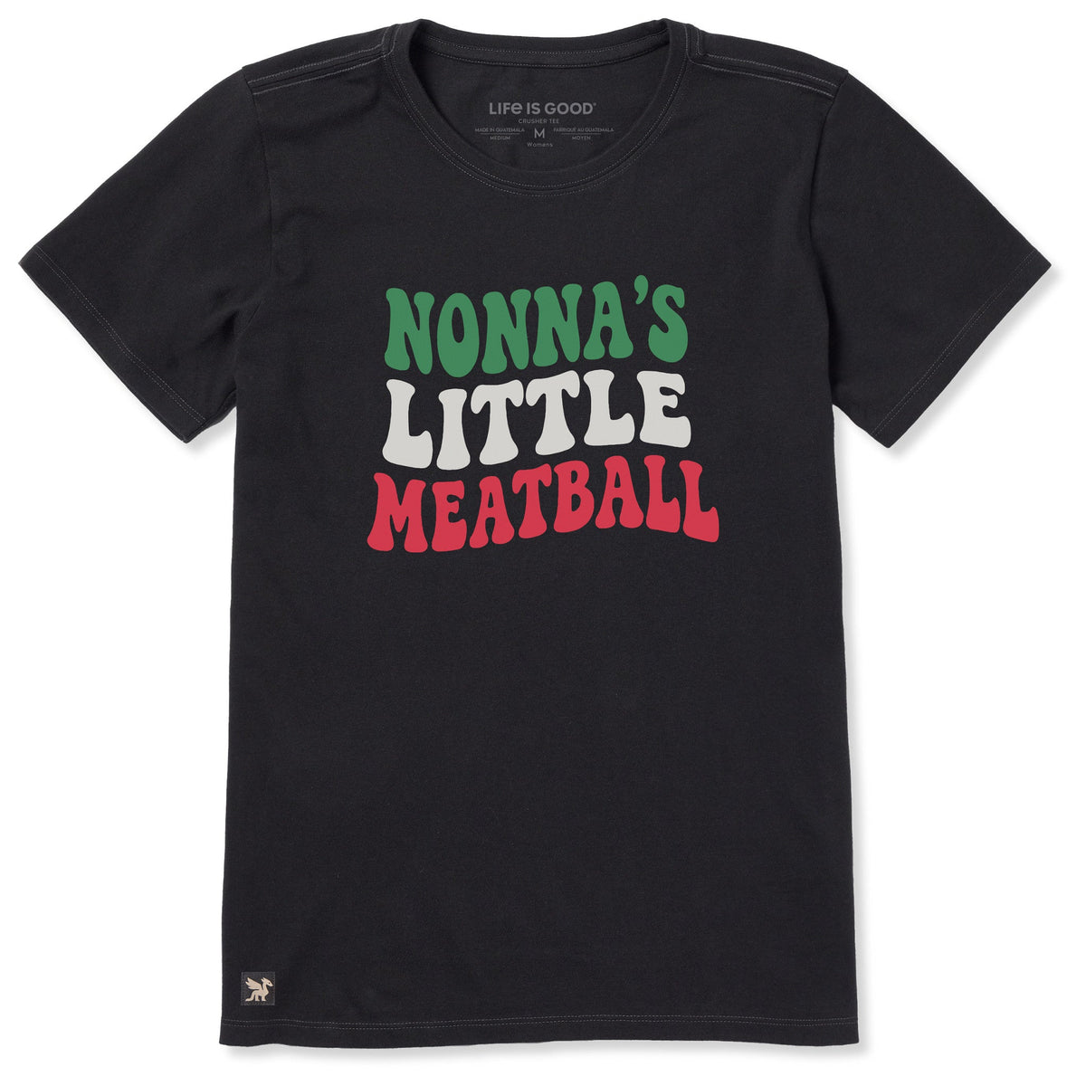 Women's Nonna's Little Meatball Short Sleeve Crusher Tee product image 1