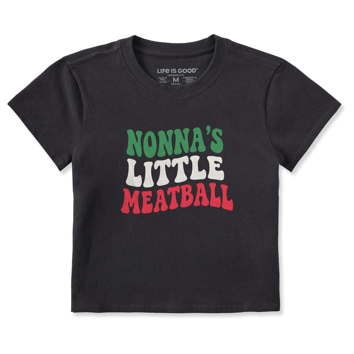 Women's Nonna's Little Meatball Crusher-LITE Shrunken Tee product image 1