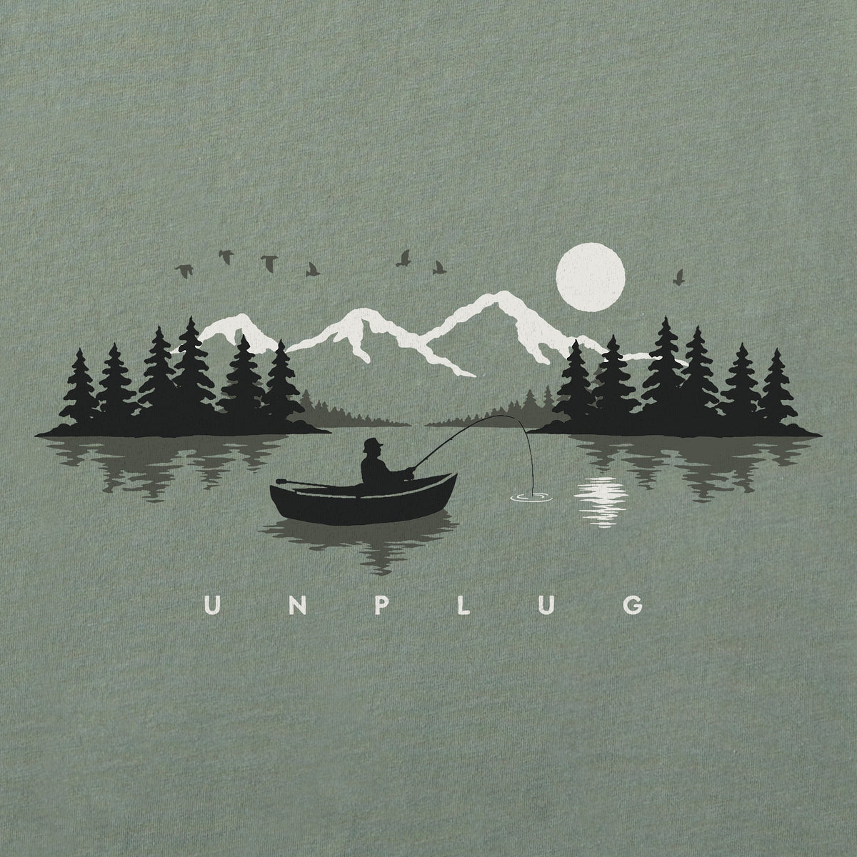 Men's Unplug Fish Lake Short Sleeve Tee product image 2