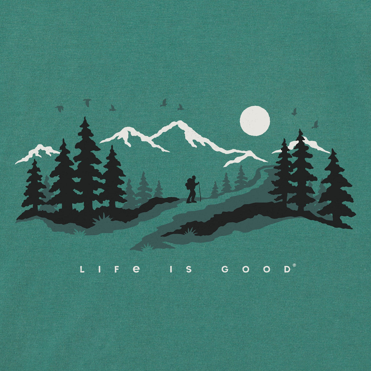 Men's The Trail Goes On Short Sleeve Crusher Tee