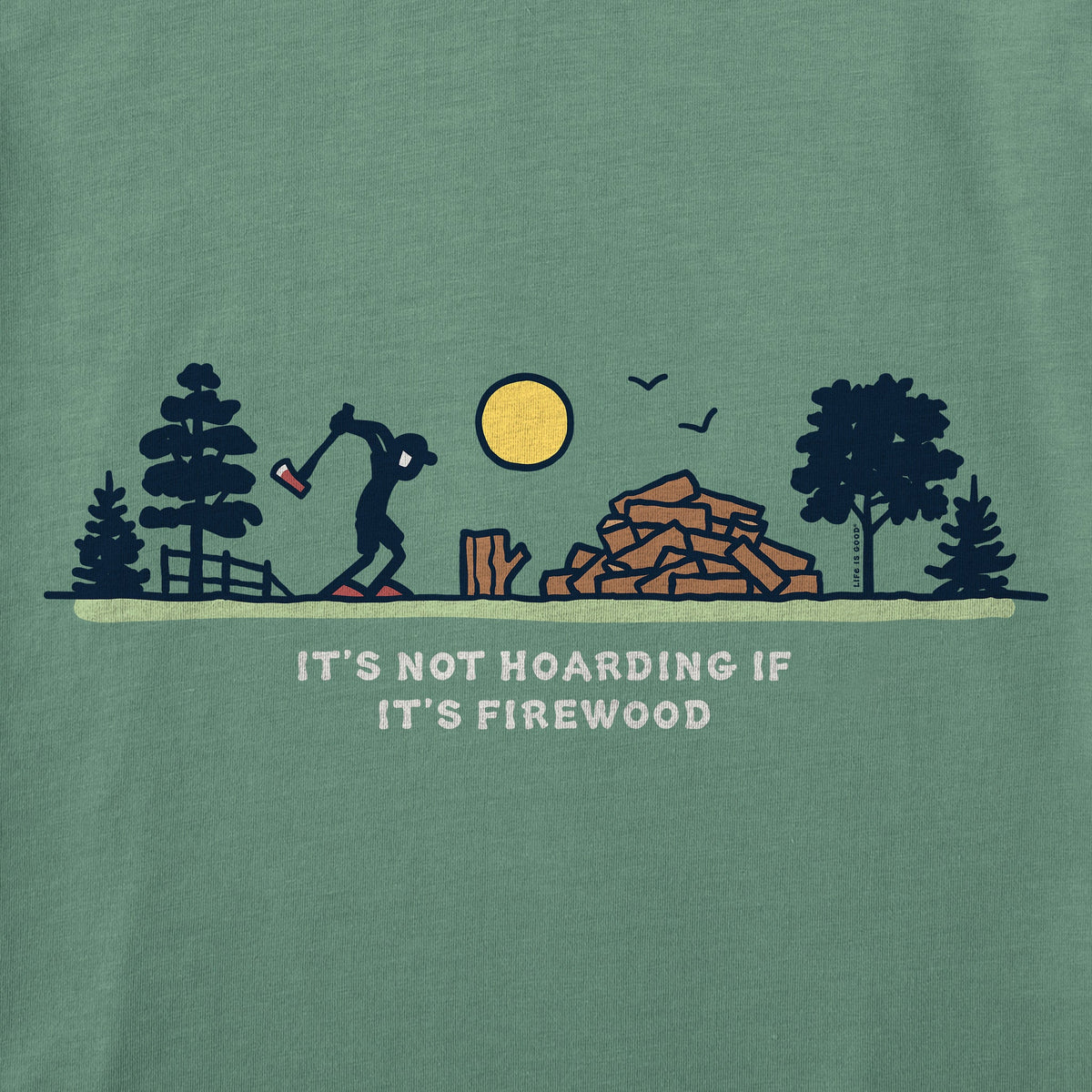 Men's Jake Chopping Wood Vista Short Sleeve Crusher Tee product image 2