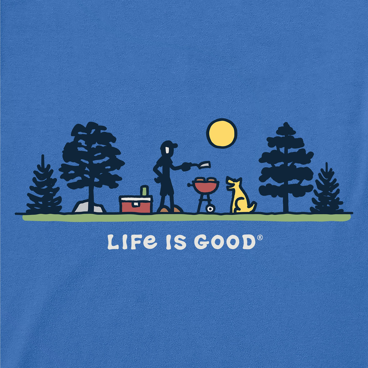 Men's Jake and Rocket BBQ Vista Short Sleeve Crusher Tee product image 2