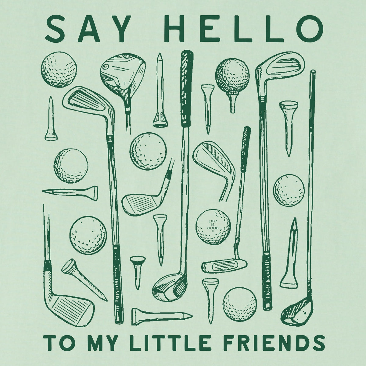 Women's Say Hello to my Little Golf Friends Short Sleeve product image 2