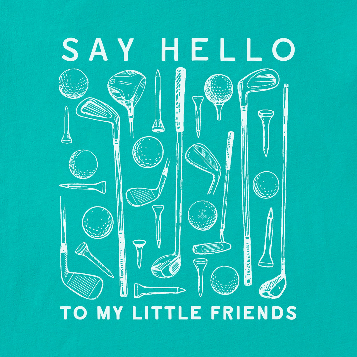 Men's Say Hello to my Little Golf Friends Short Sleeve product image 2