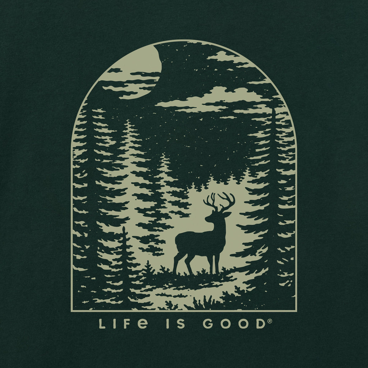 Men's Deer in Clearing Short Sleeve Crusher Tee product image 2
