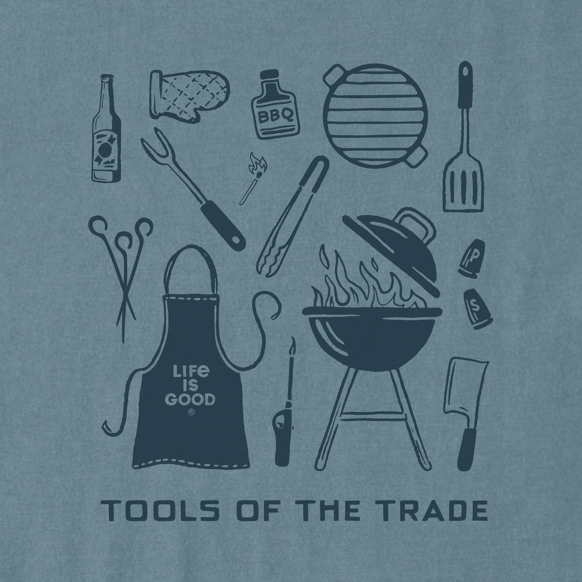Men's Tools of the BBQ Trade Short Sleeve Crusher Tee product image 2