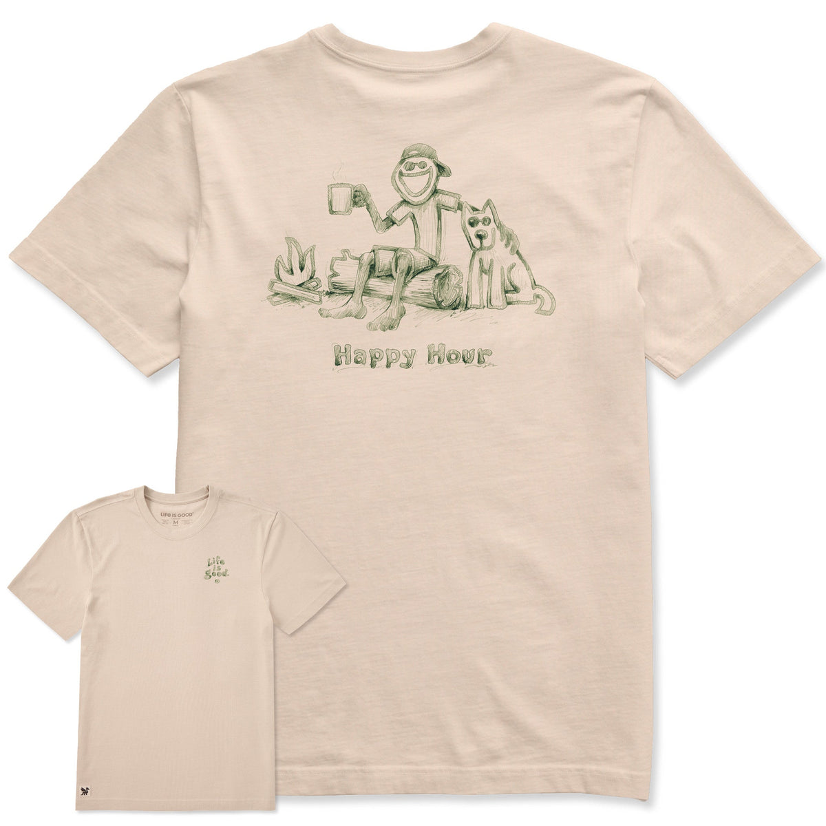 Men's Sketchy Jake Happy Hour Short Sleeve Tee