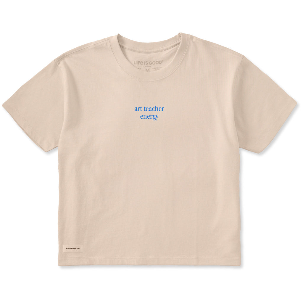 Women's Art Teacher Energy Short Sleeve Crusher Boxy Tee product image 5