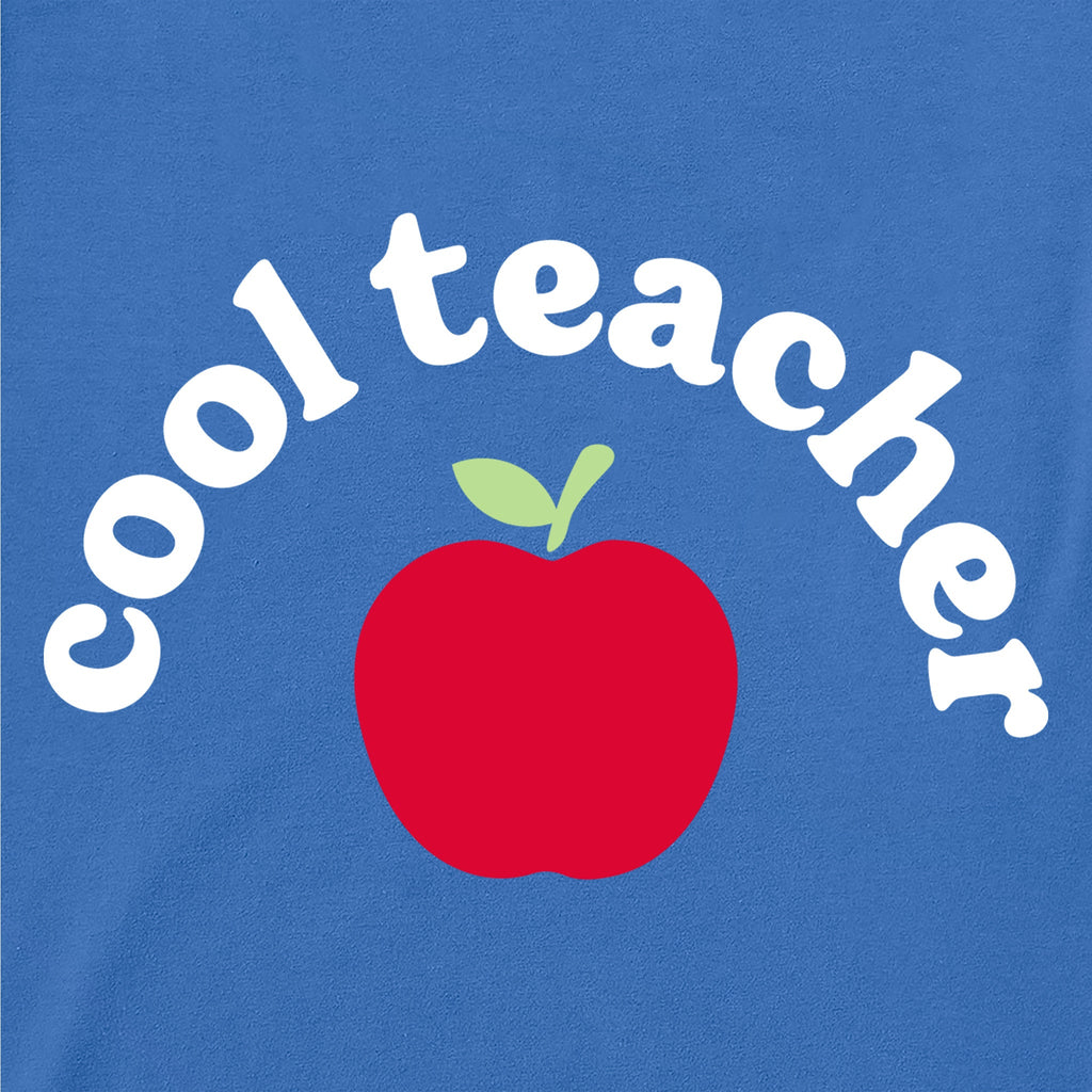 Women's Cool Teacher Apple Short Sleeve Crusher Boxy Tee product image 6