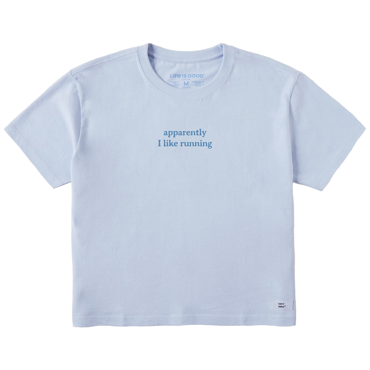 Women's Apparently I Like Running Short Sleeve Crusher Boxy product image 3