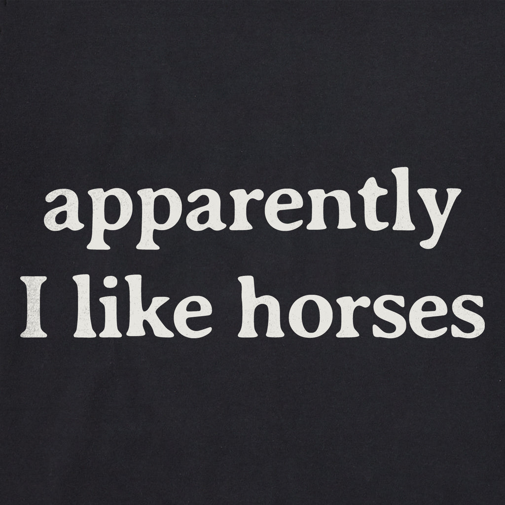 Women's Apparently I Like Horses Short Sleeve Crusher Boxy product image 4