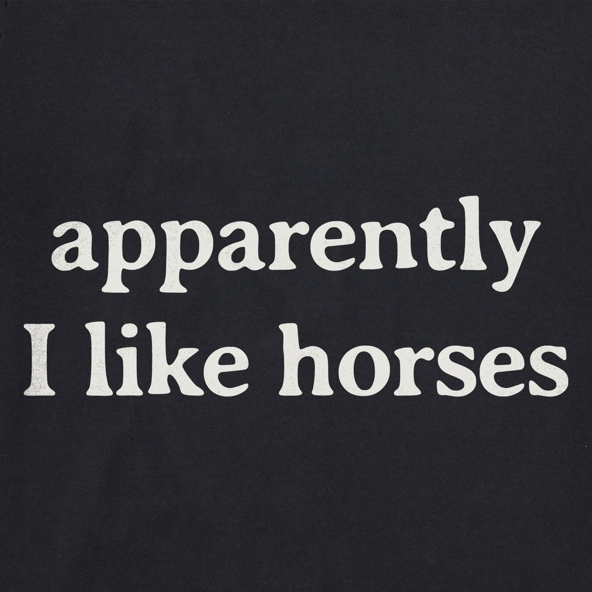 Women's Apparently I Like Horses Short Sleeve Crusher Boxy product image 4