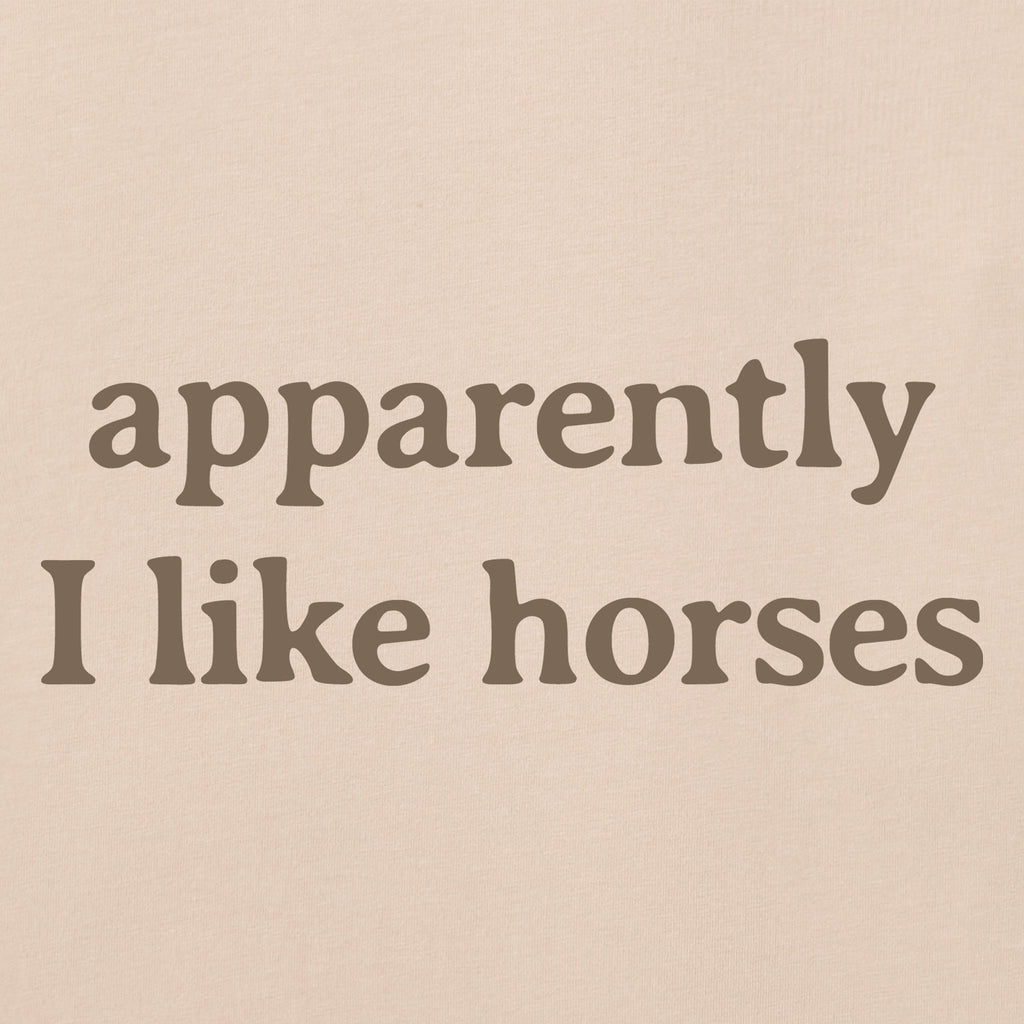 Women's Apparently I Like Horses Short Sleeve Crusher Boxy product image 6