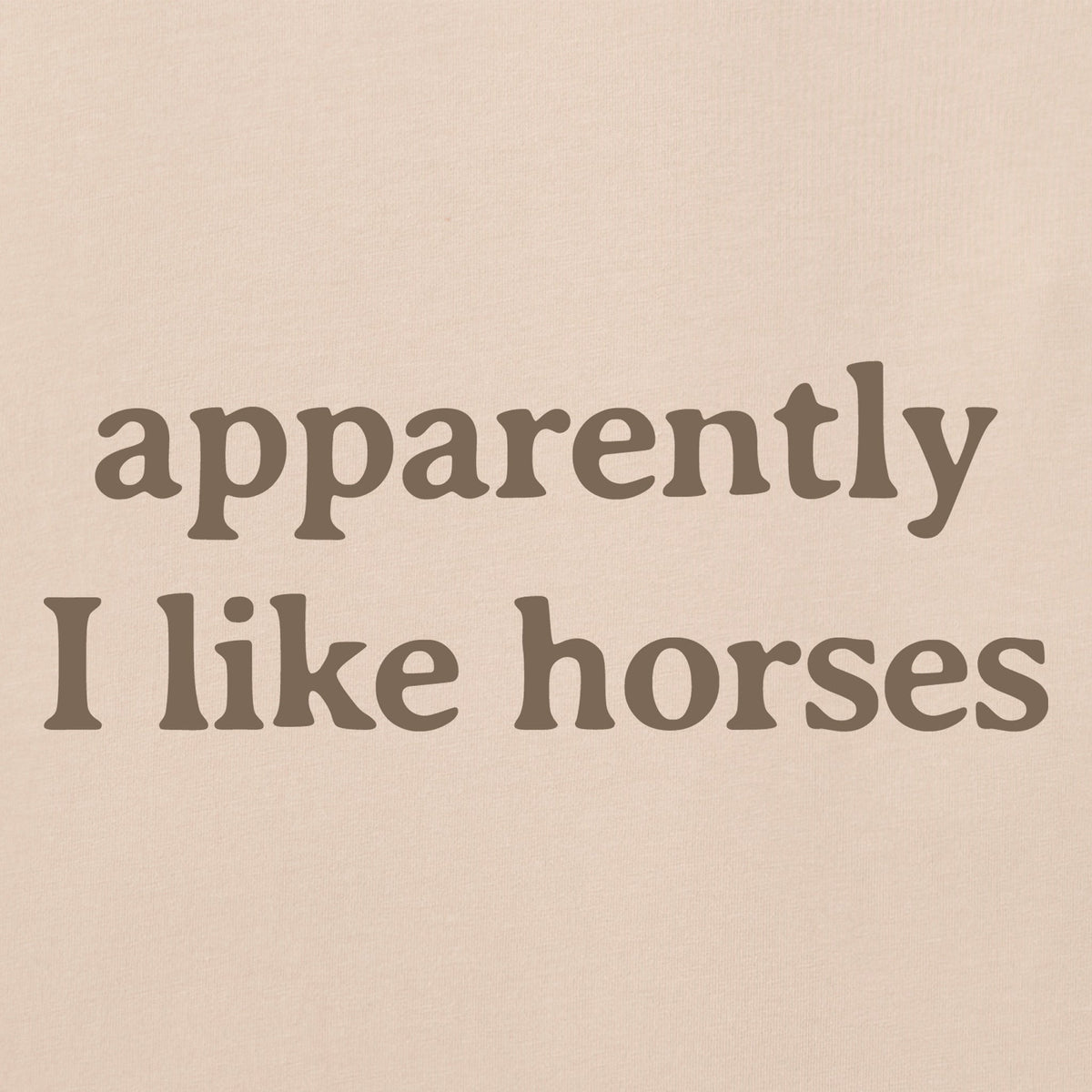 Women's Apparently I Like Horses Short Sleeve Crusher Boxy product image 6