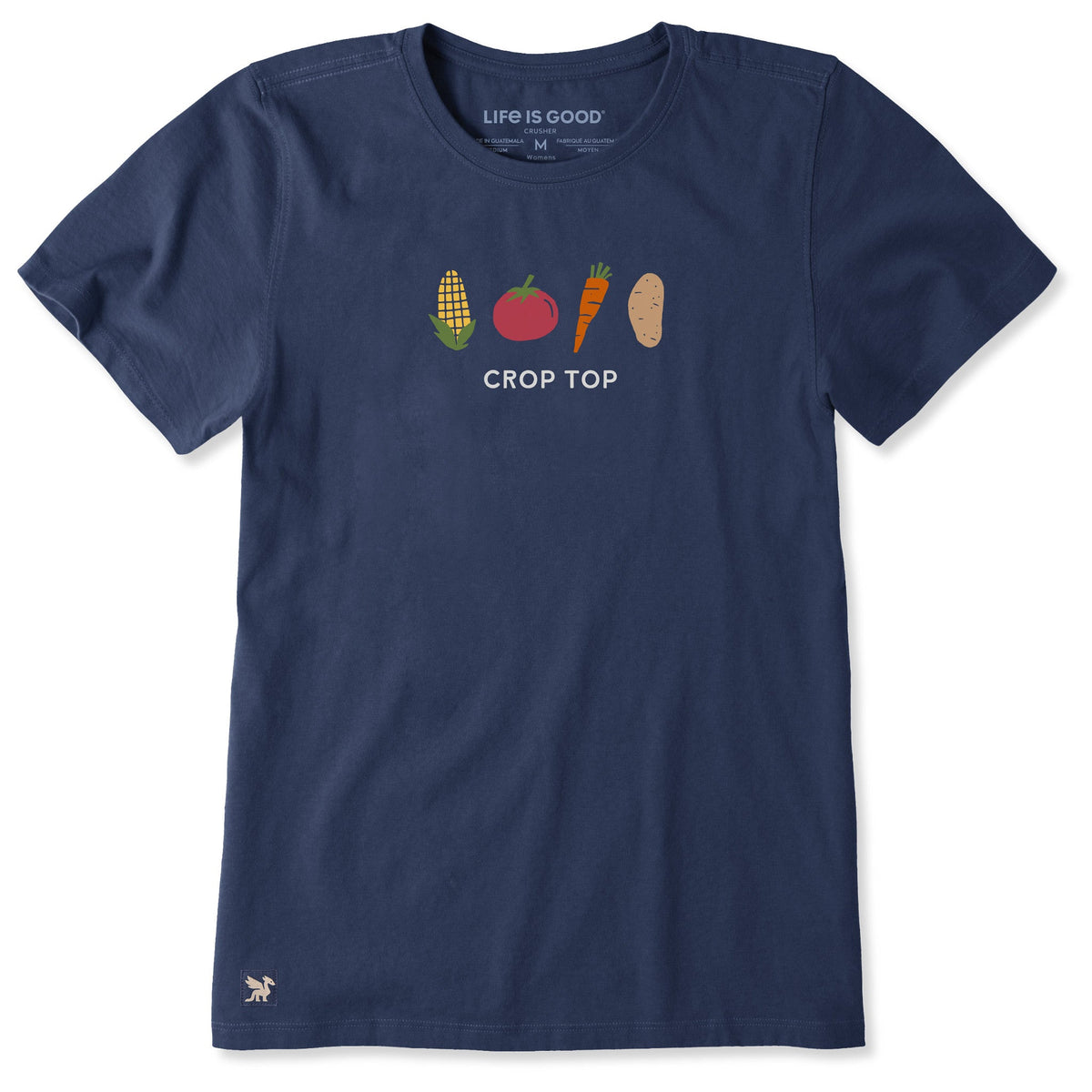 Women's Crop Top Short Sleeve Crusher Tee product image 3