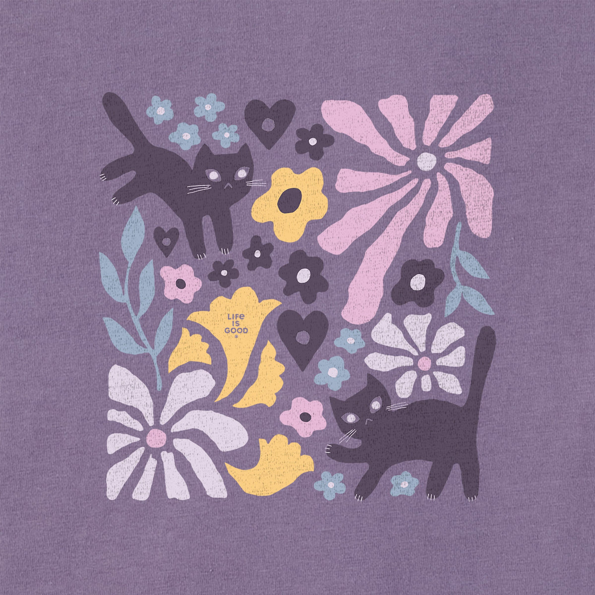 Women's Cats in Flower Field Crusher Boxy Tank product image 4