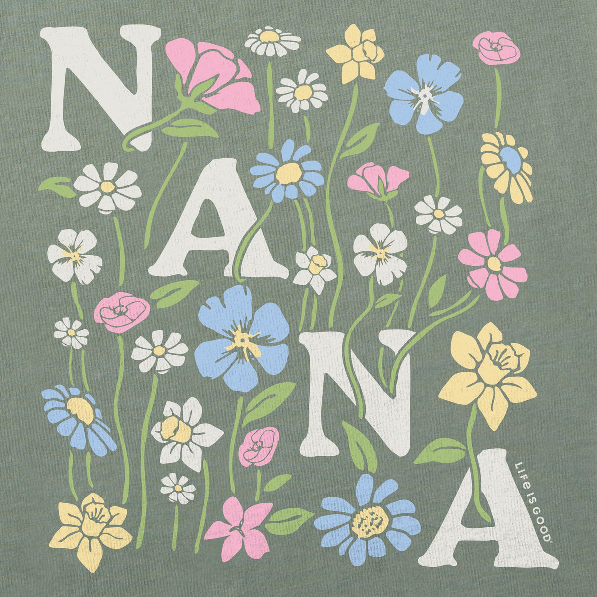 Women's Nana Floral Stack Short Sleeve Tee product image 4