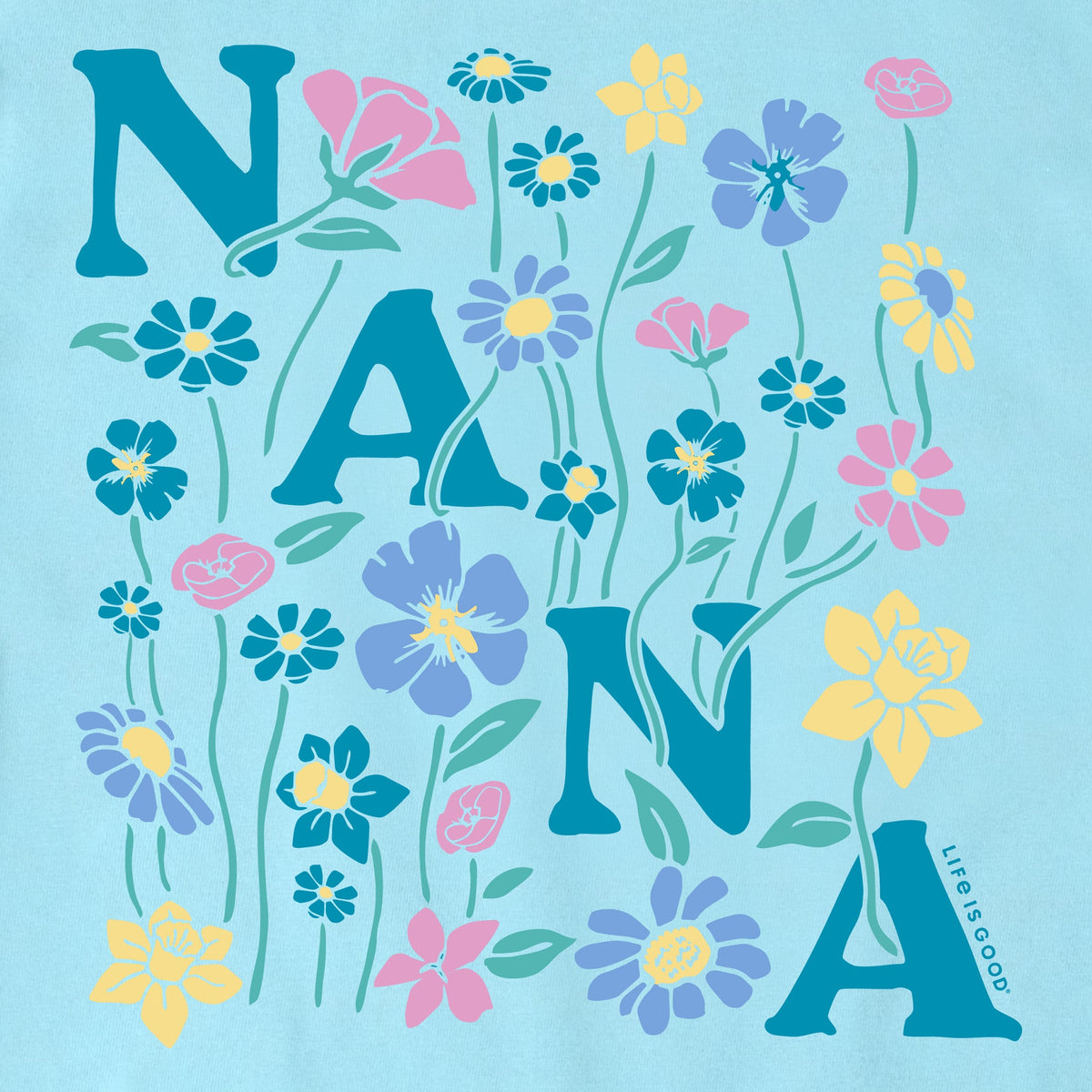 Women's Nana Floral Stack Short Sleeve Tee product image 6