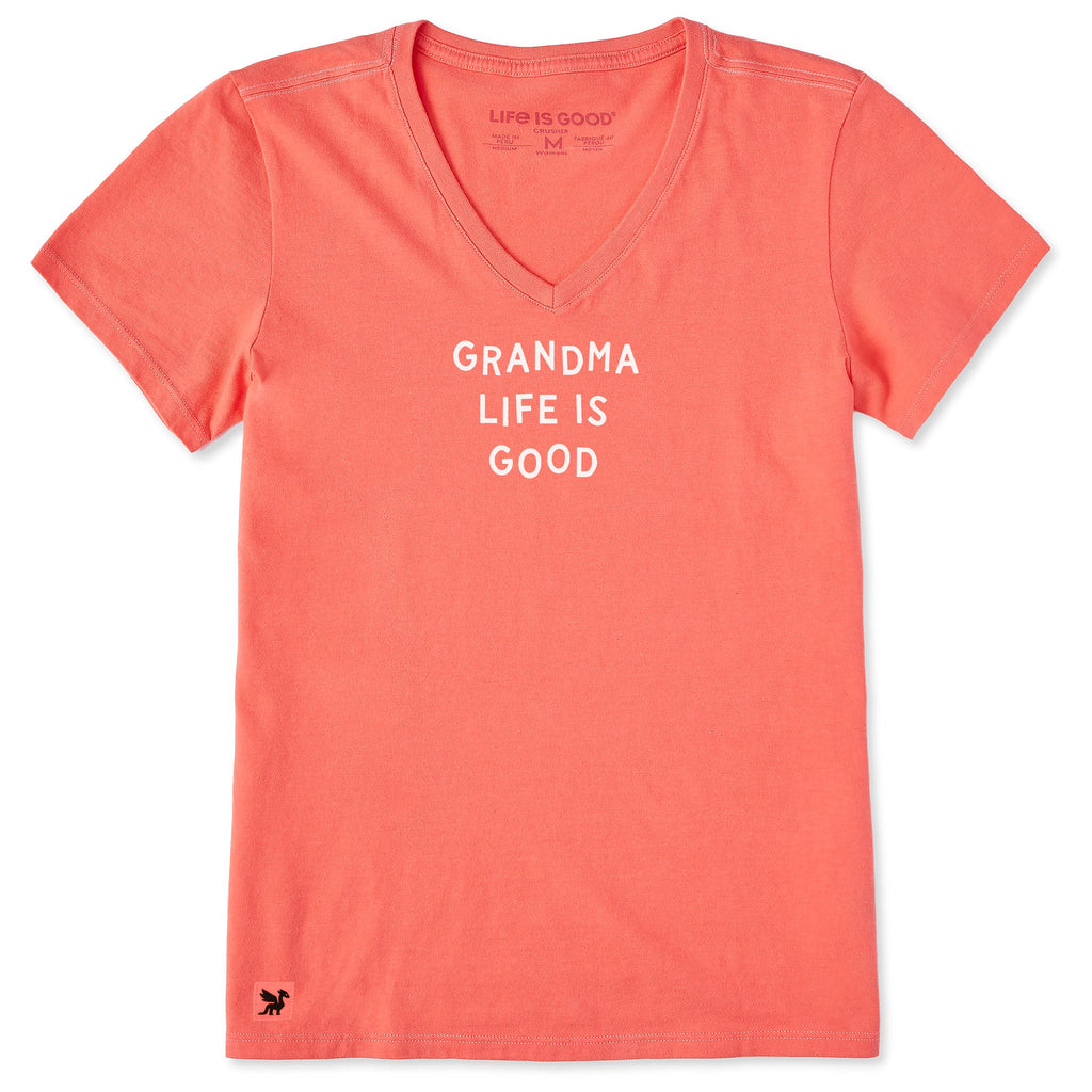 Women's Grandma Life is Good Jumble Short Sleeve Crusher Vee product image 3