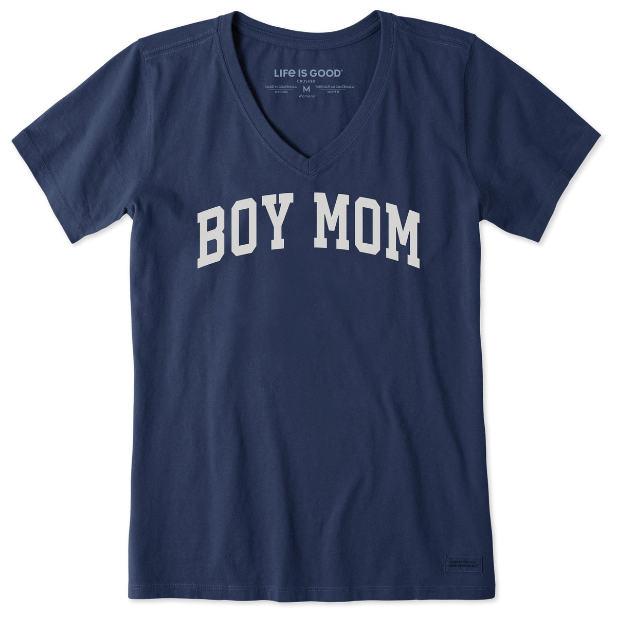 Women's Boy Mom Arch Short Sleeve Crusher Vee product image 5