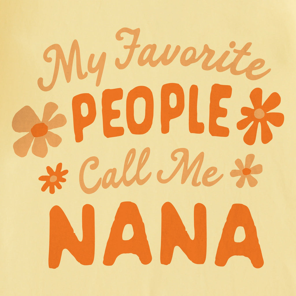 Women's My Favorite People Call Me Nana Short Sleeve product image 4