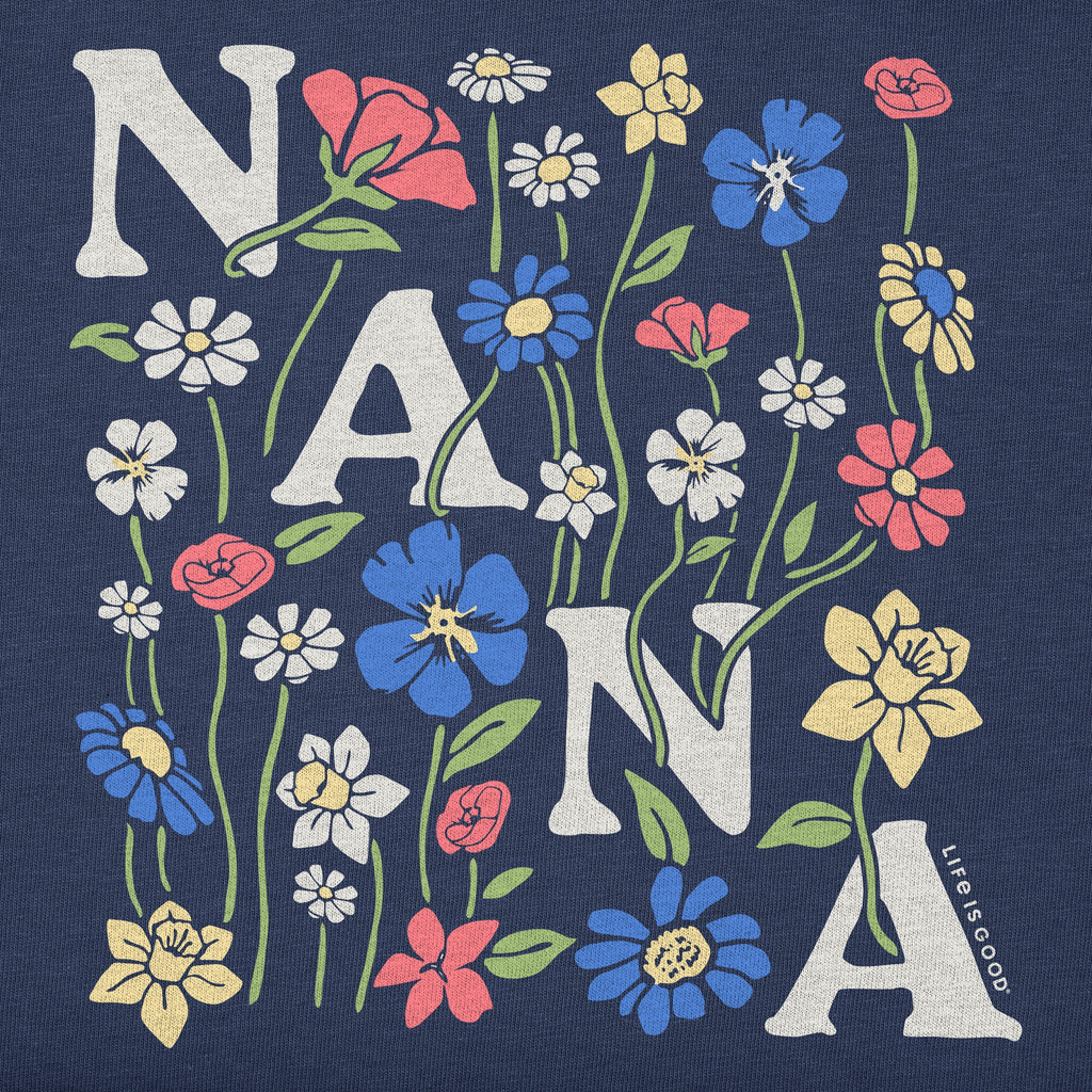 Women's Nana Floral Stack Short Sleeve Tee product image 8