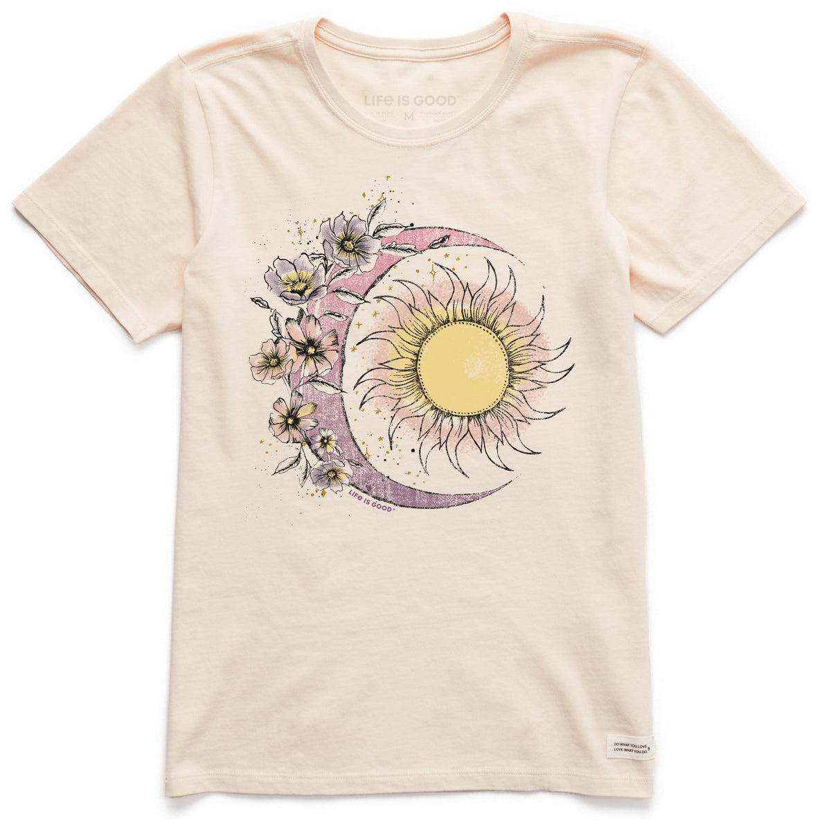 Women's Moon Flower Short Sleeve Crusher Tee product image 1