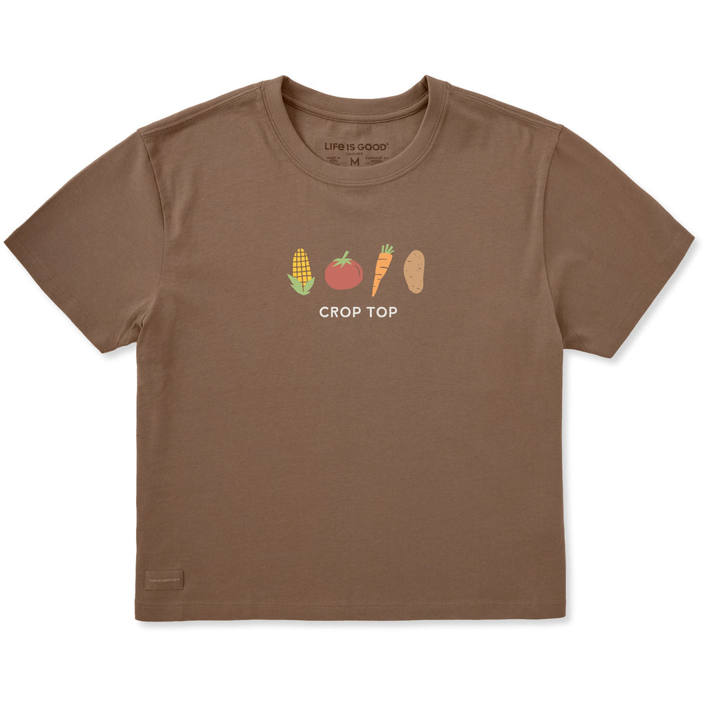 Women's Crop Top Short Sleeve Crusher Boxy Tee product image 7