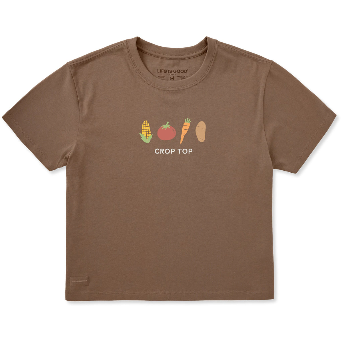 Women's Crop Top Short Sleeve Crusher Boxy Tee product image 7