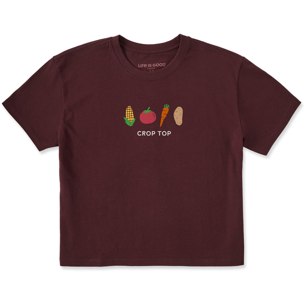 Women's Crop Top Short Sleeve Crusher Boxy Tee product image 9