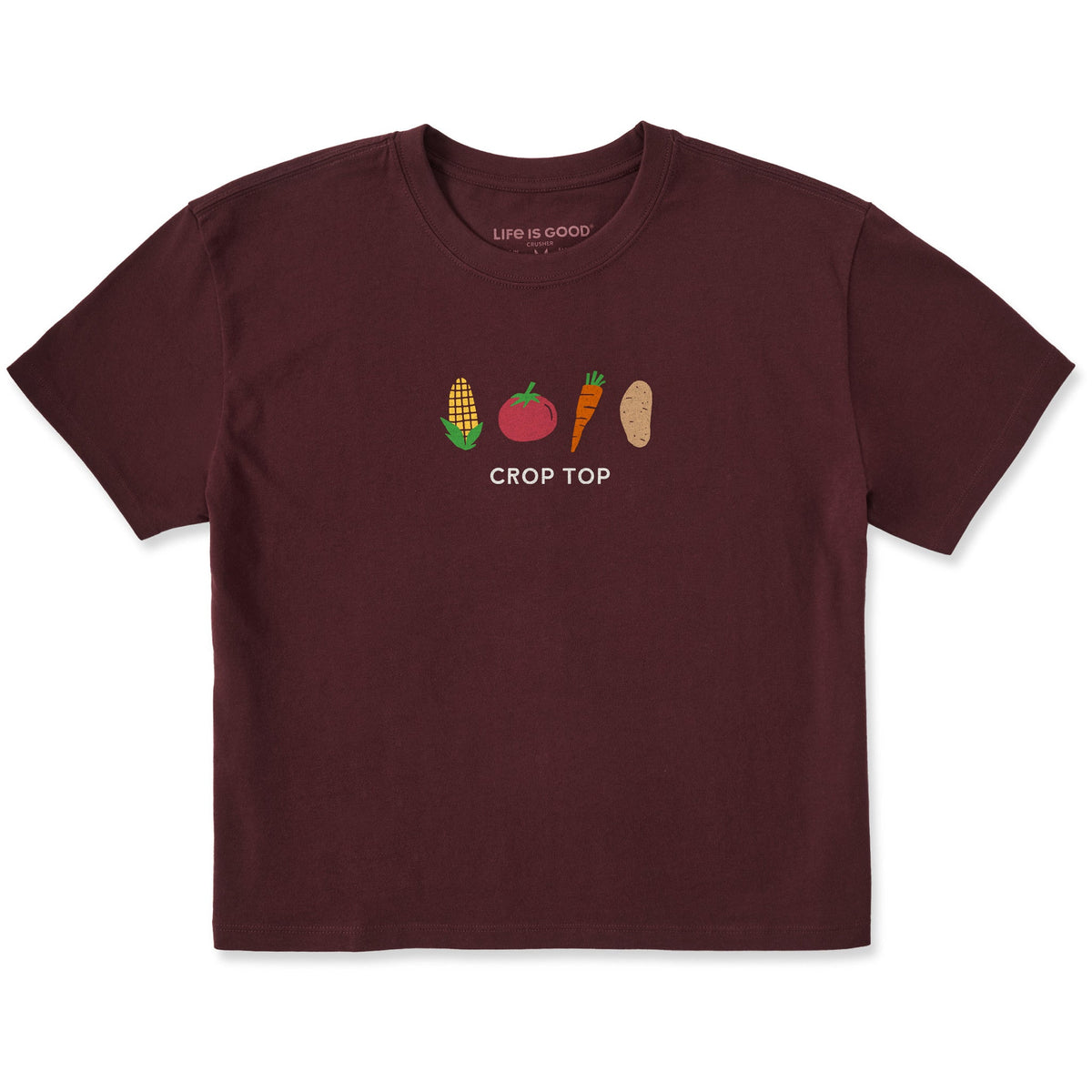 Women's Crop Top Short Sleeve Crusher Boxy Tee product image 9