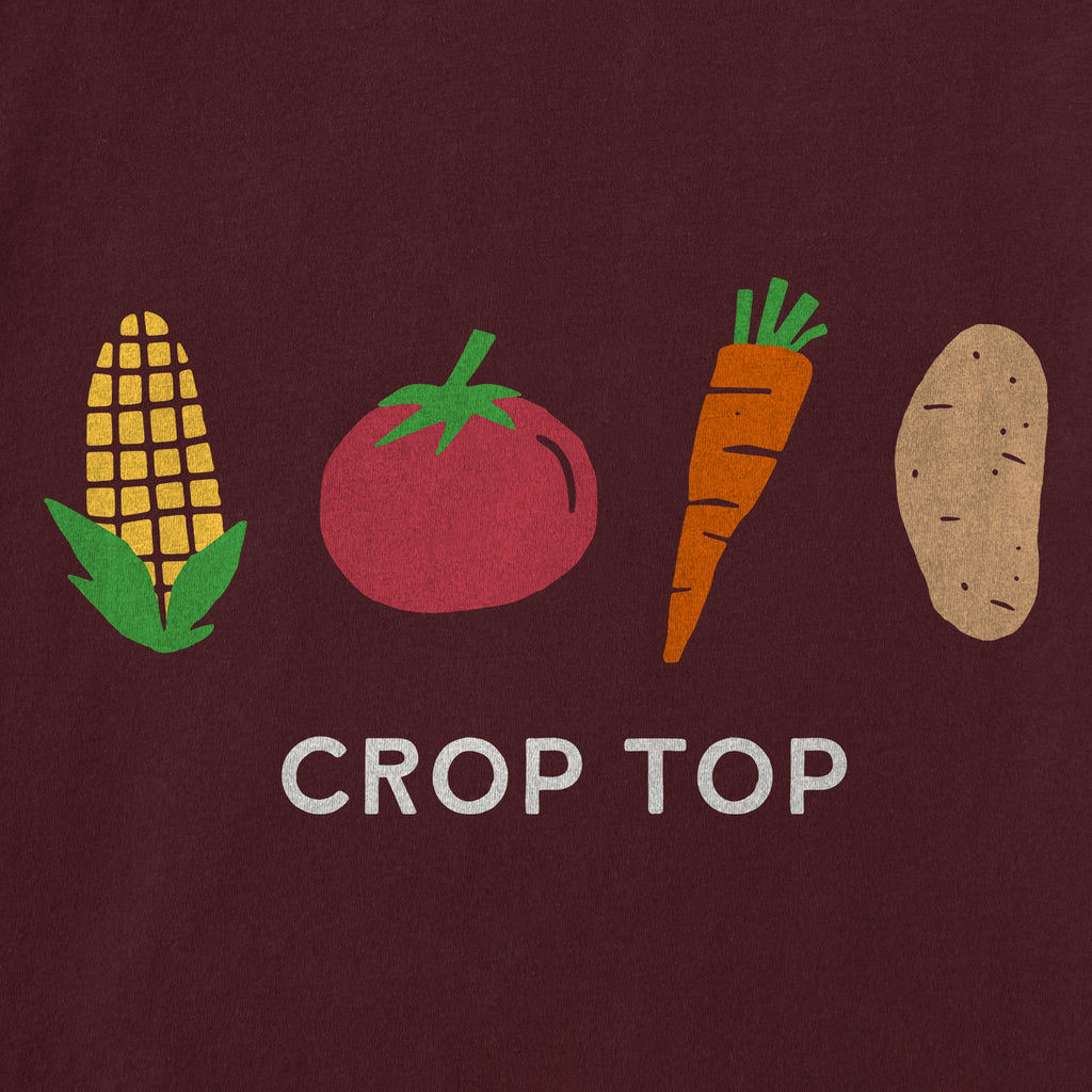Women's Crop Top Short Sleeve Crusher Boxy Tee product image 10