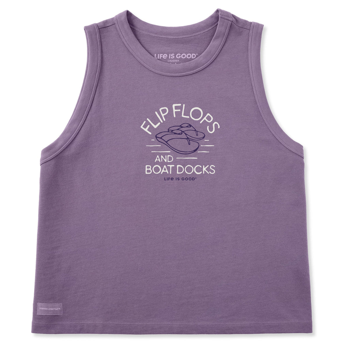 Women's Flip Flops & Boat Docks Crusher Boxy Tank