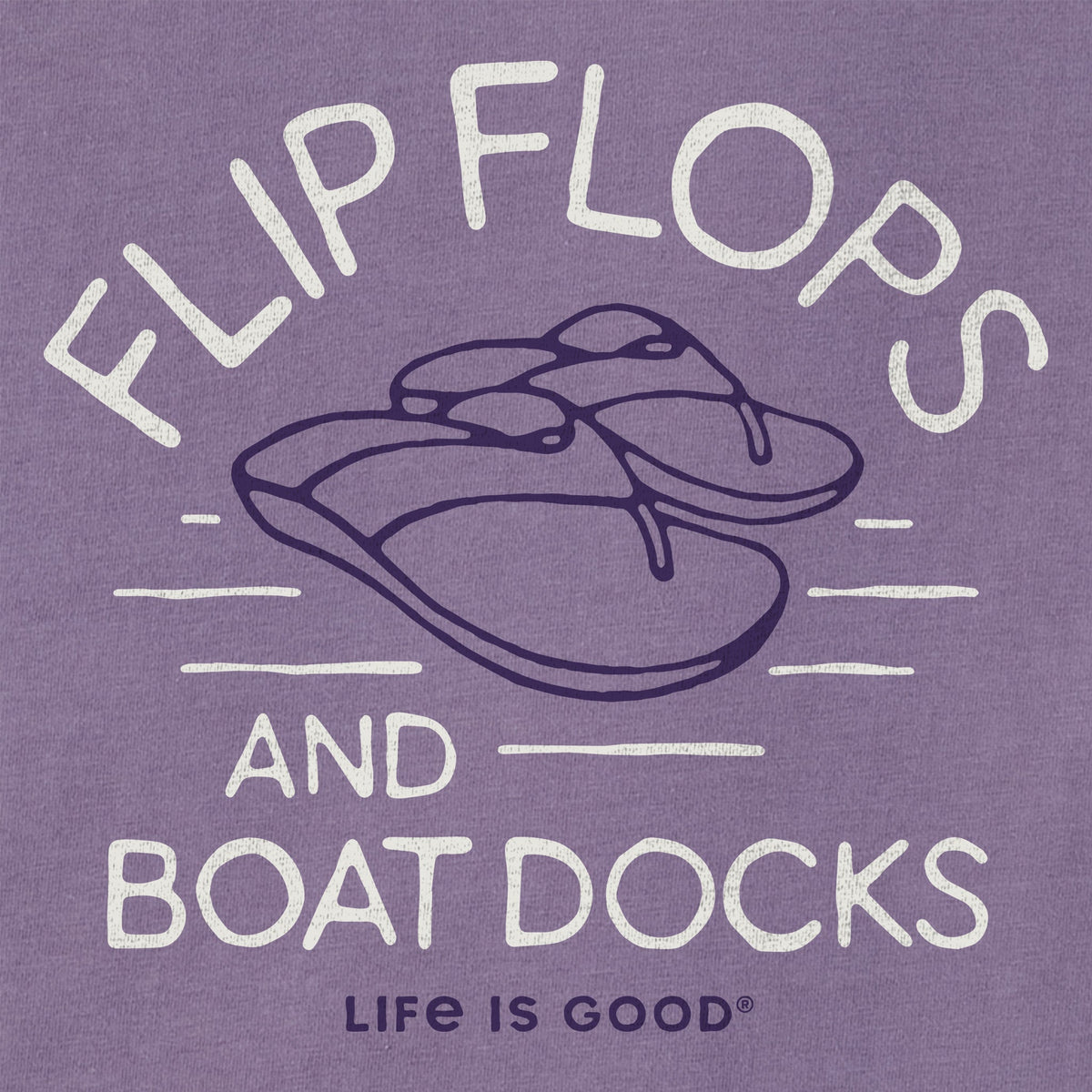 Women's Flip Flops & Boat Docks Crusher Boxy Tank