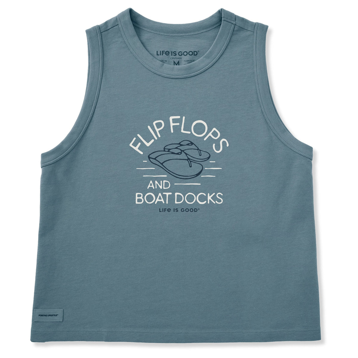 Women's Flip Flops & Boat Docks Crusher Boxy Tank
