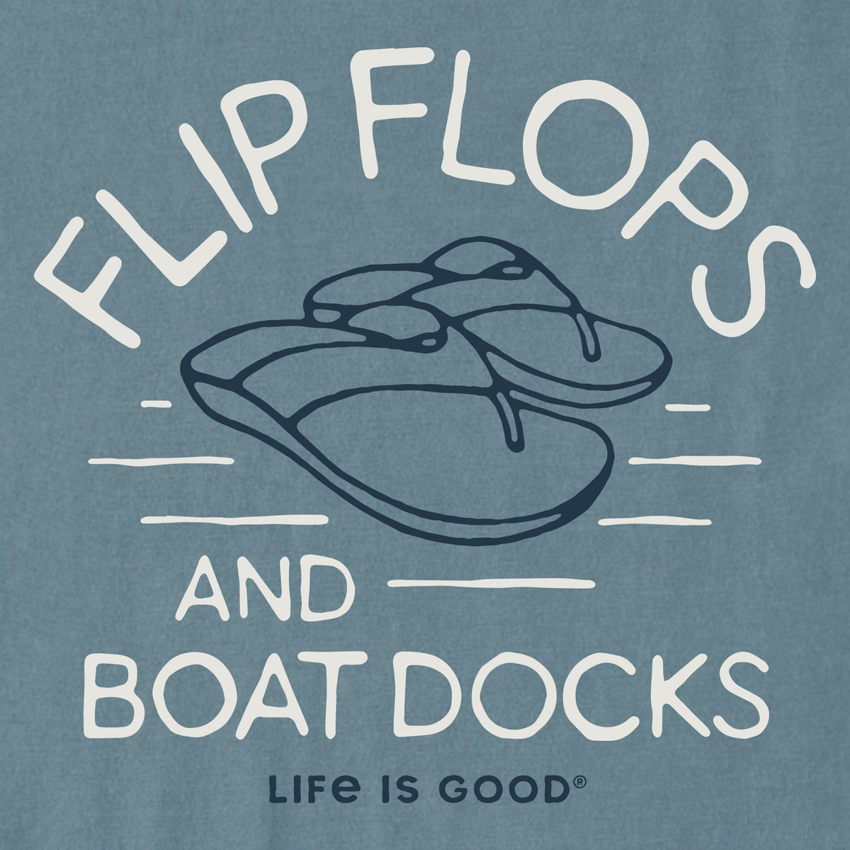 Women's Flip Flops & Boat Docks Crusher Boxy Tank