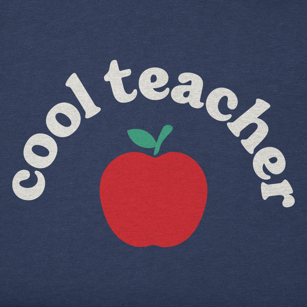 Women's Cool Teacher Apple Short Sleeve Crusher Boxy Tee product image 8