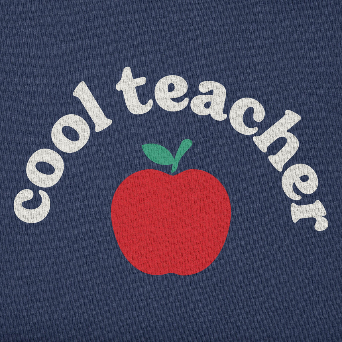 Women's Cool Teacher Apple Short Sleeve Crusher Boxy Tee product image 8