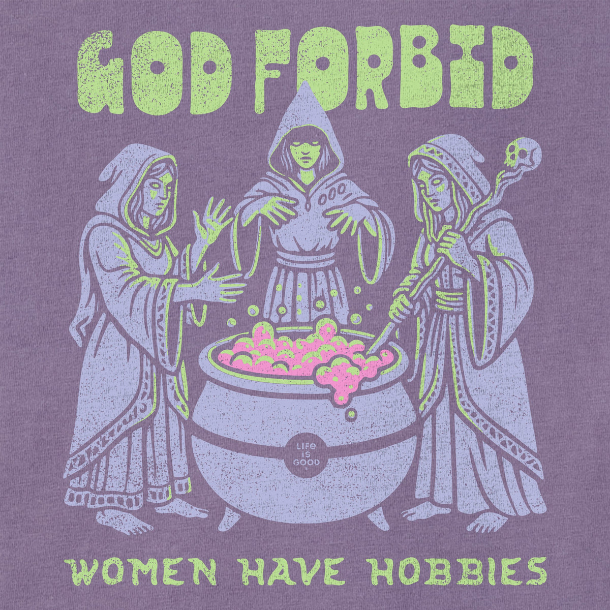 Women's God Forbid Women Have Hobbies Cauldron Short Sleeve product image 4