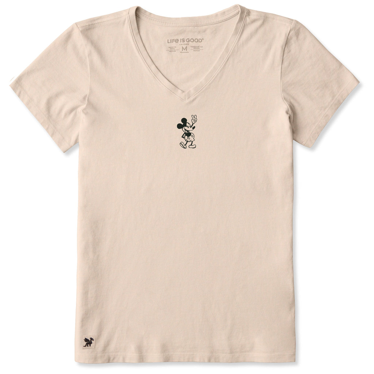 Women's Steamboat Willie Peace Mini Short Sleeve Vee product image 5