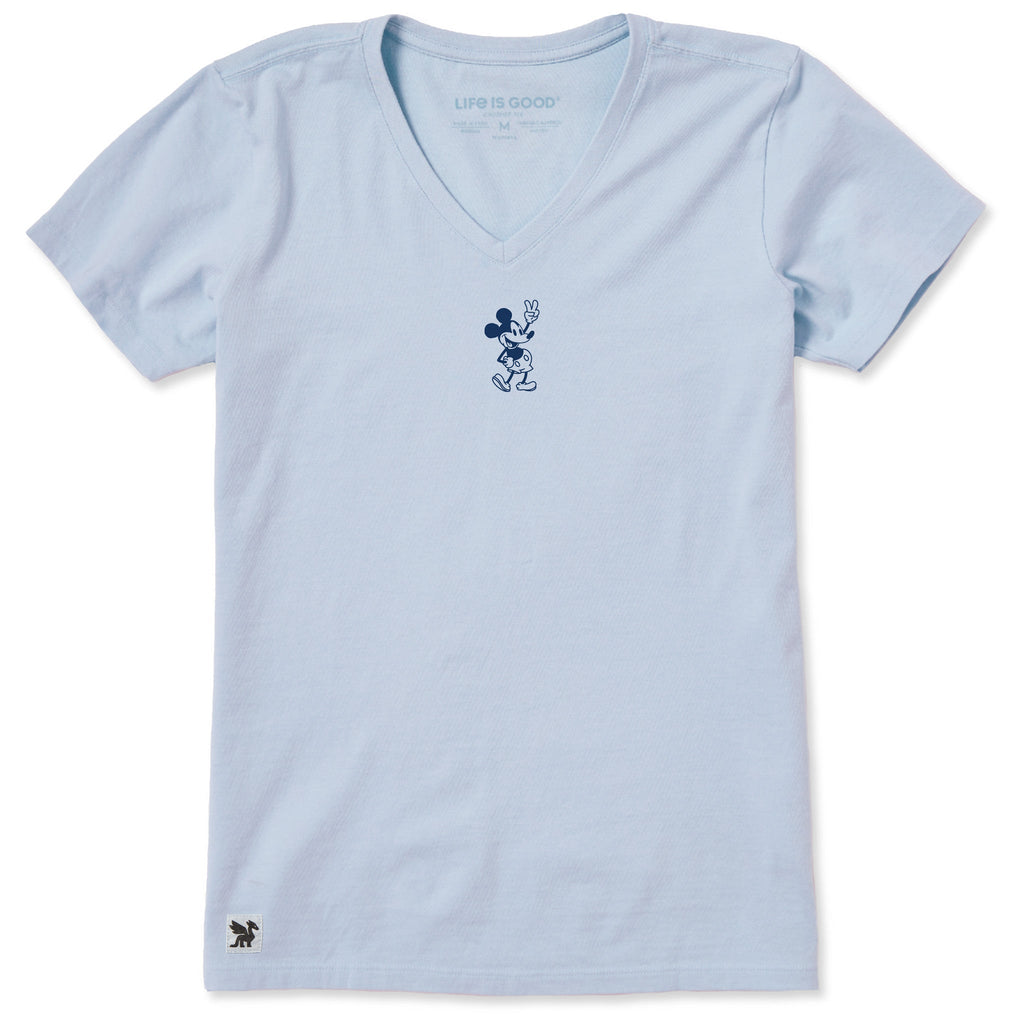 Women's Steamboat Willie Peace Mini Short Sleeve Vee product image 7