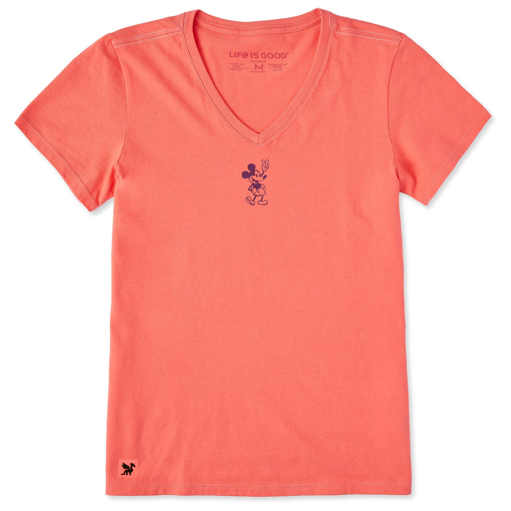 Women's Steamboat Willie Peace Mini Short Sleeve Vee product image 9